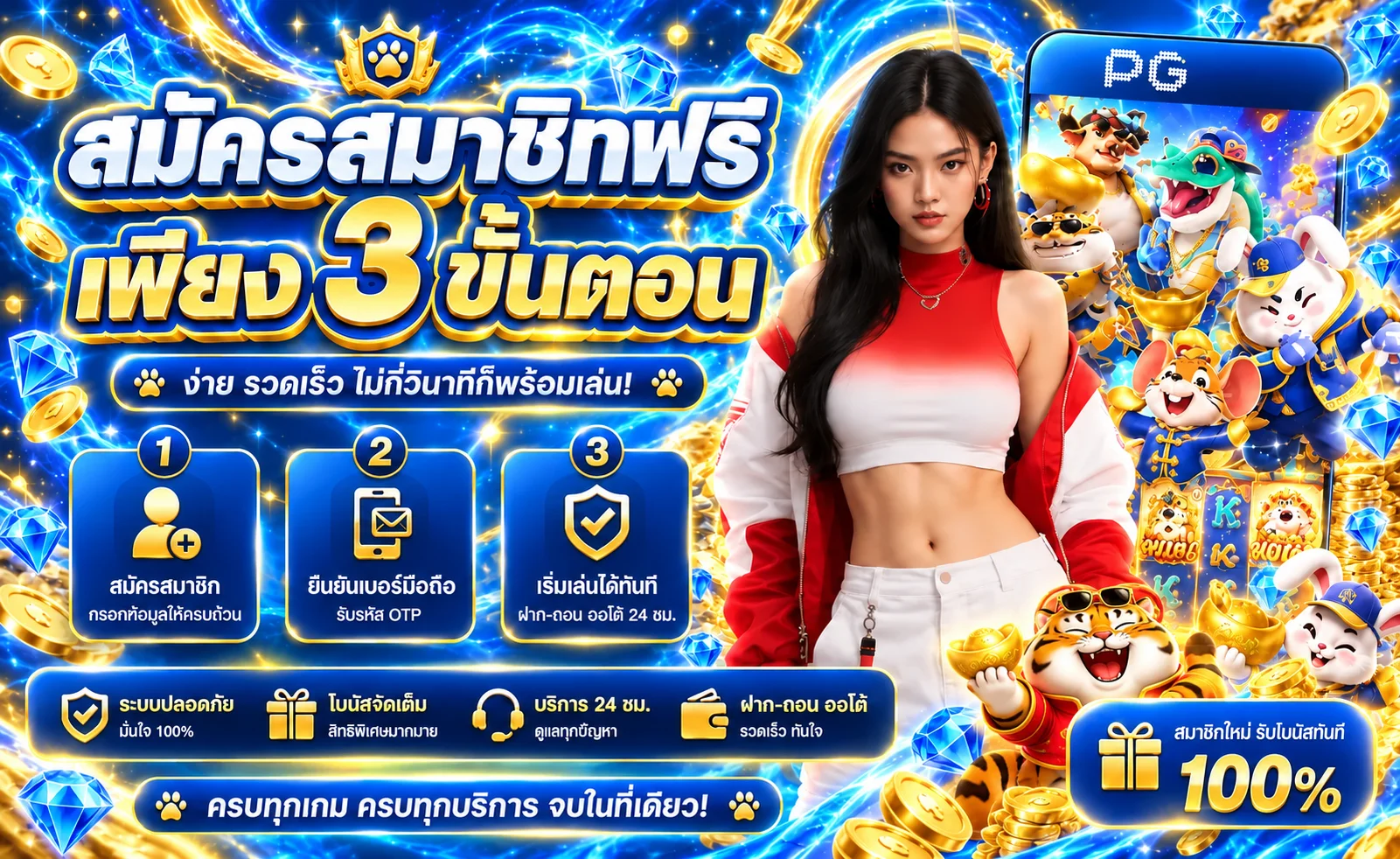 ขั้นตอนสมัครสมาชิก 5X789 สำหรับผู้ใช้ใหม่